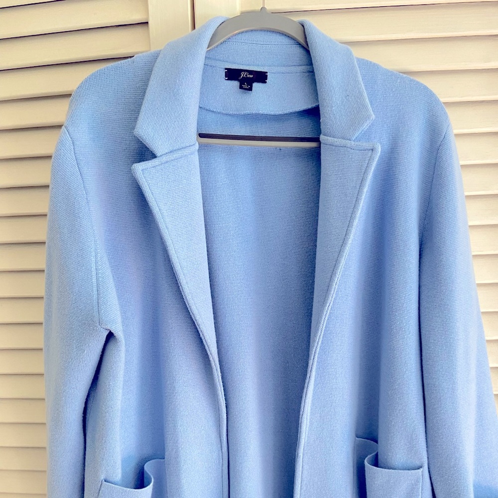 Jcrew sweater blazer size L